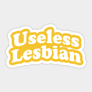 Useless Lesbian Sticker